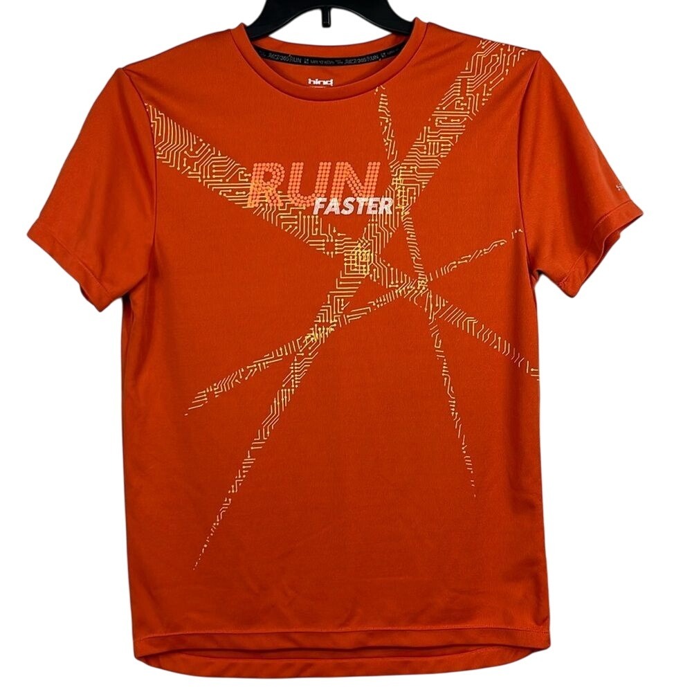 Hind Athletic Running TShirt Short Sleeve Mens Size‎ Small Orange